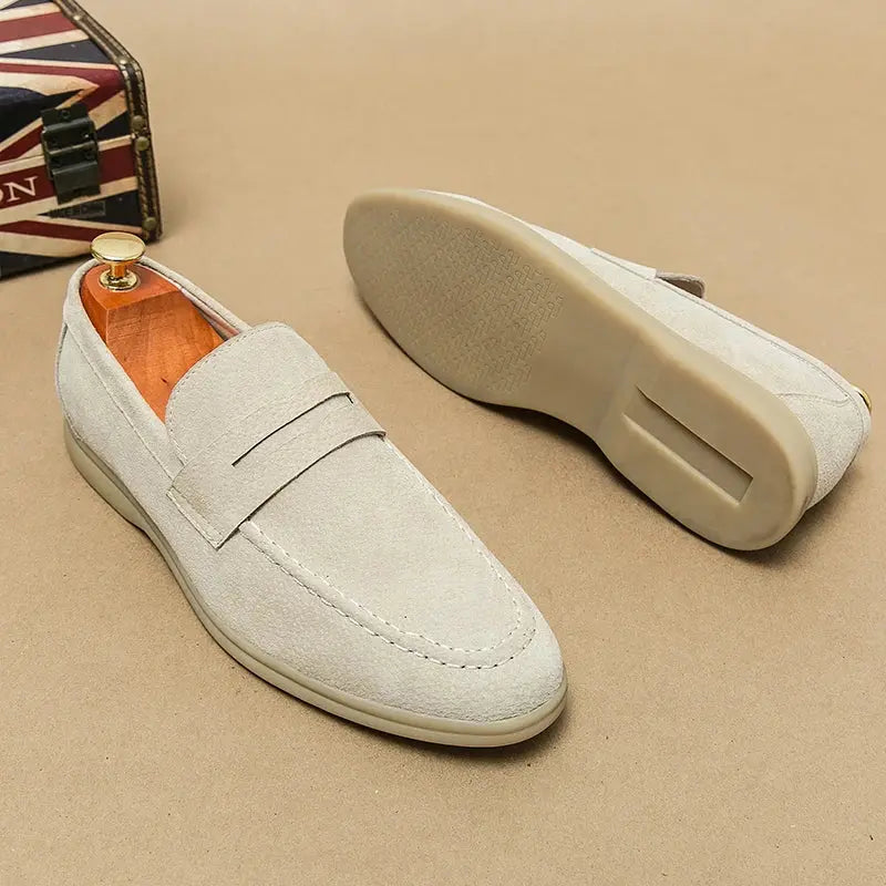Mocassini Eleganti in Pelle da Uomo Comodi Slip-On
