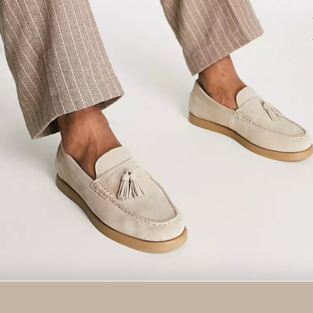 Slip-on in pelle da uomo scarpe classiche per occasioni casual e formali