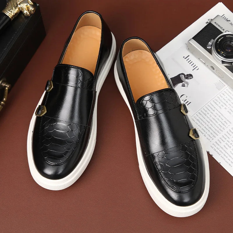 Scarpe Classiche in Pelle per Uomo Realizzate in Pelle di Alta Qualità