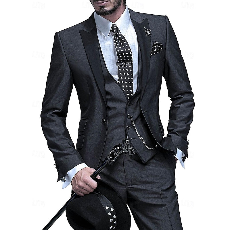 Completo elegante tre pezzi in lino