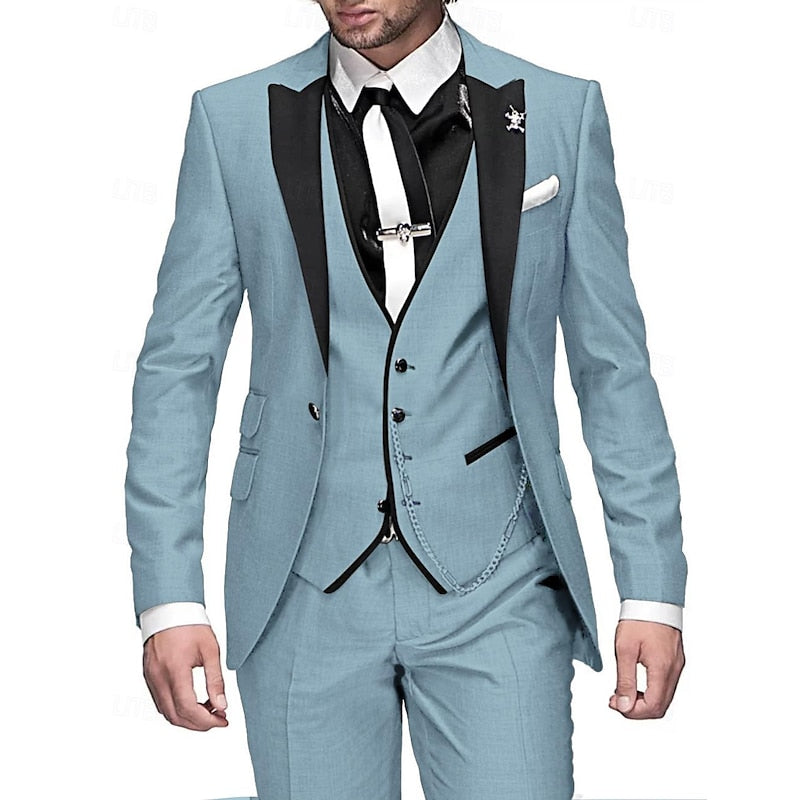 Completo elegante tre pezzi in lino