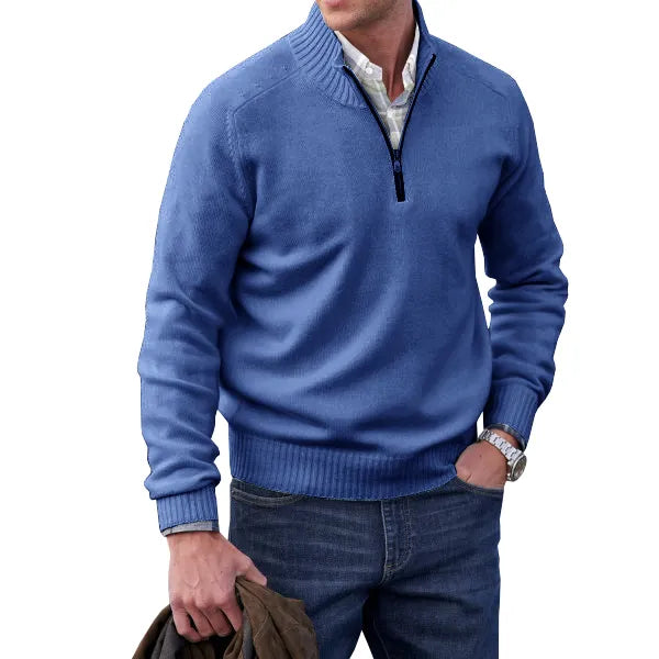 Adrian | Maglione con cerniera in cashmere