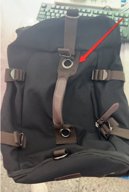 Zaino studente in tela per lo sport