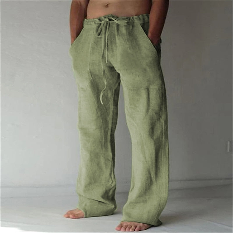 Matteo | Pantaloni Lino Casual Estivi