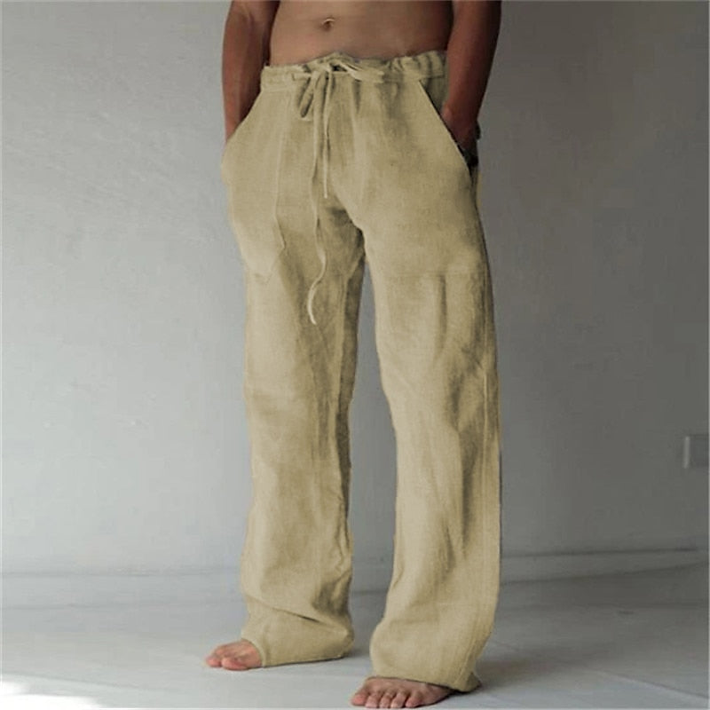 Matteo | Pantaloni Lino Casual Estivi