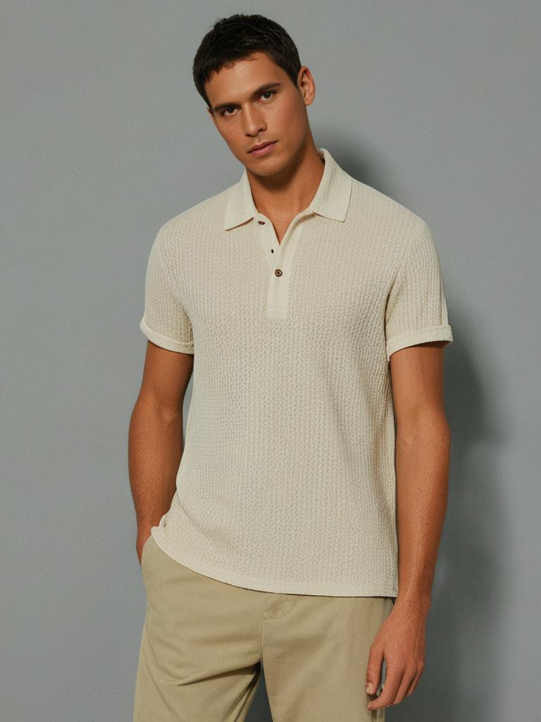 T-Shirt Casual Uomo Maniche Corte Larghe