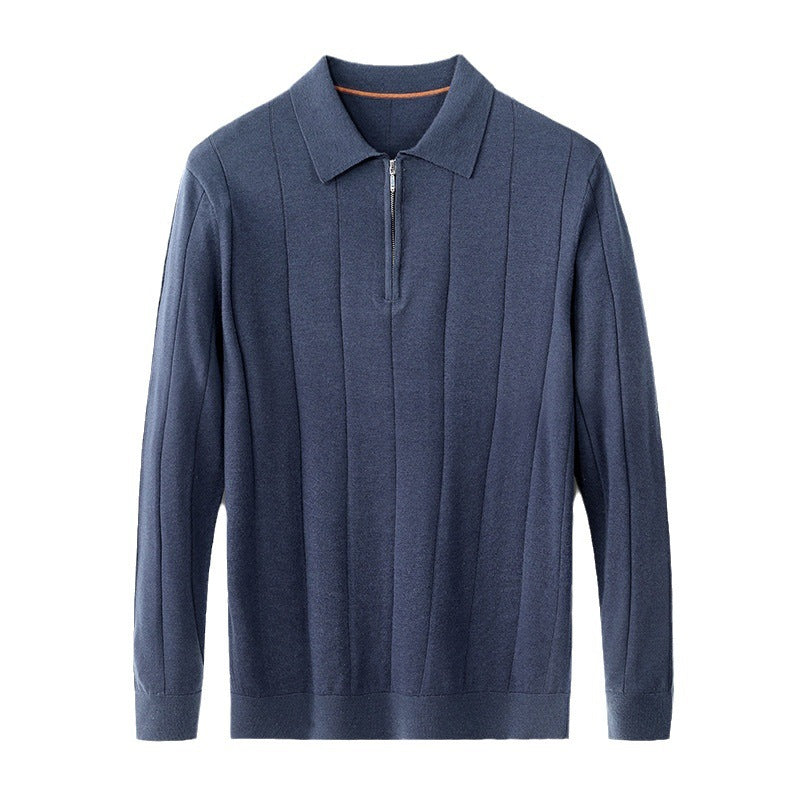 Maglia di Base Design a Contrasto di Colore a Righe