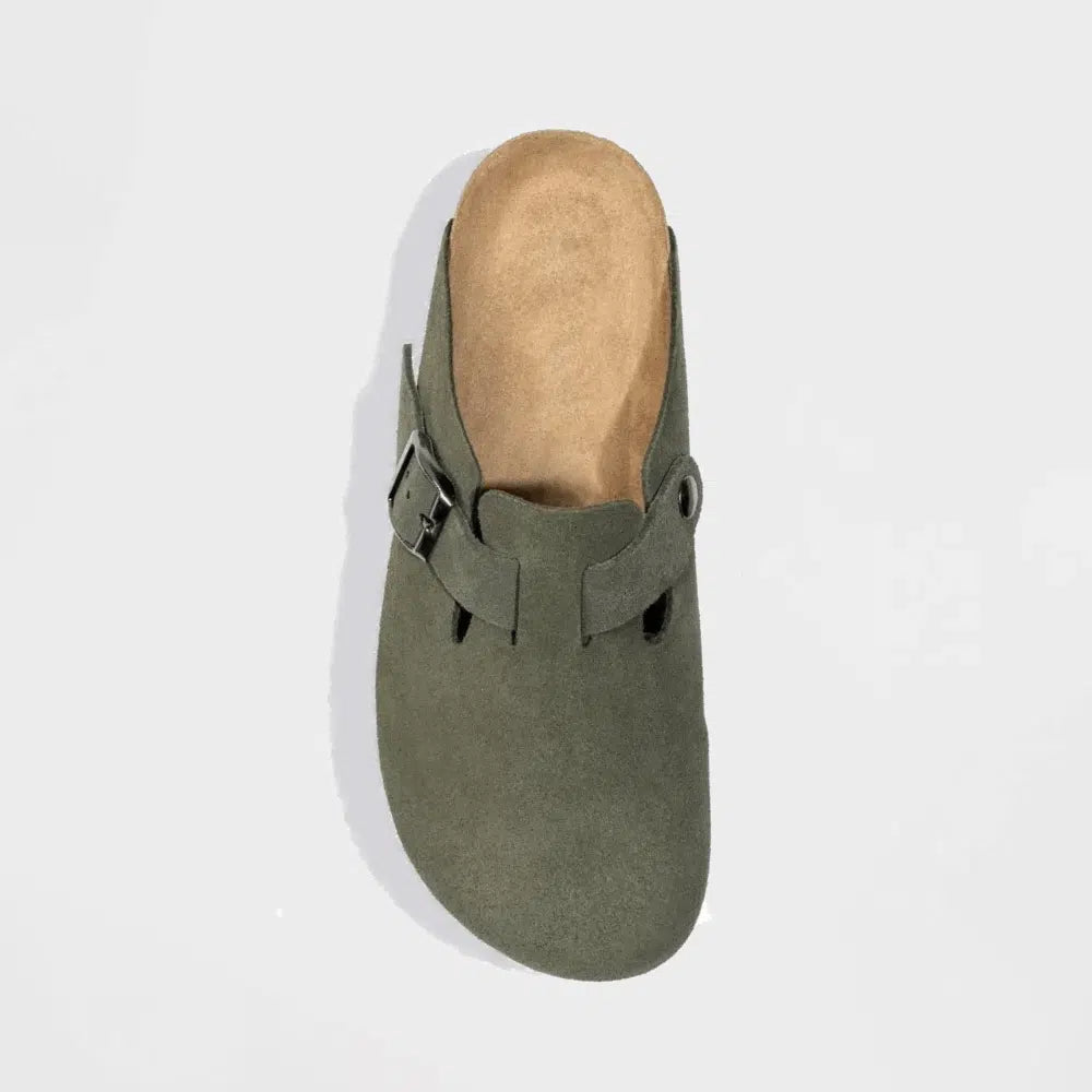 Zoccoli Unisex Comodi in Camoscio