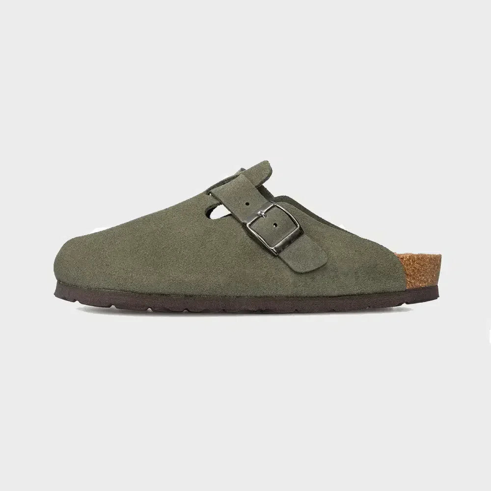 Zoccoli Unisex Comodi in Camoscio