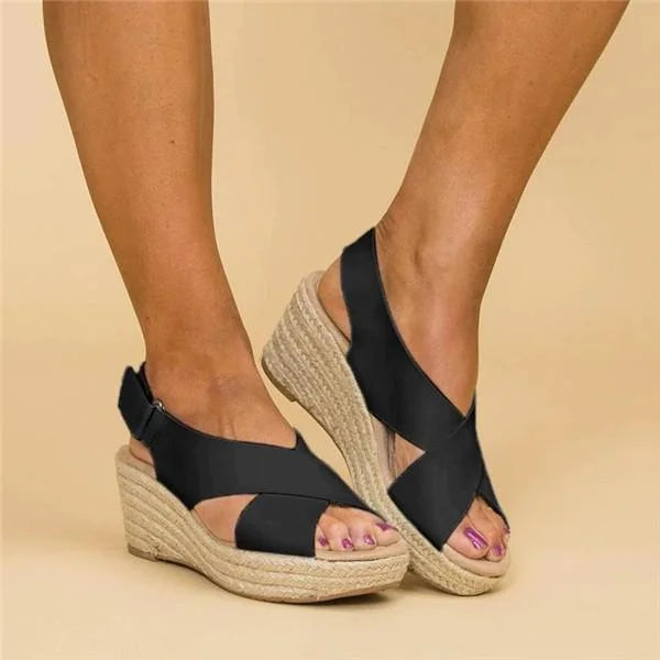 Espadrillas Ortopediche con Zeppa Comode per Donna