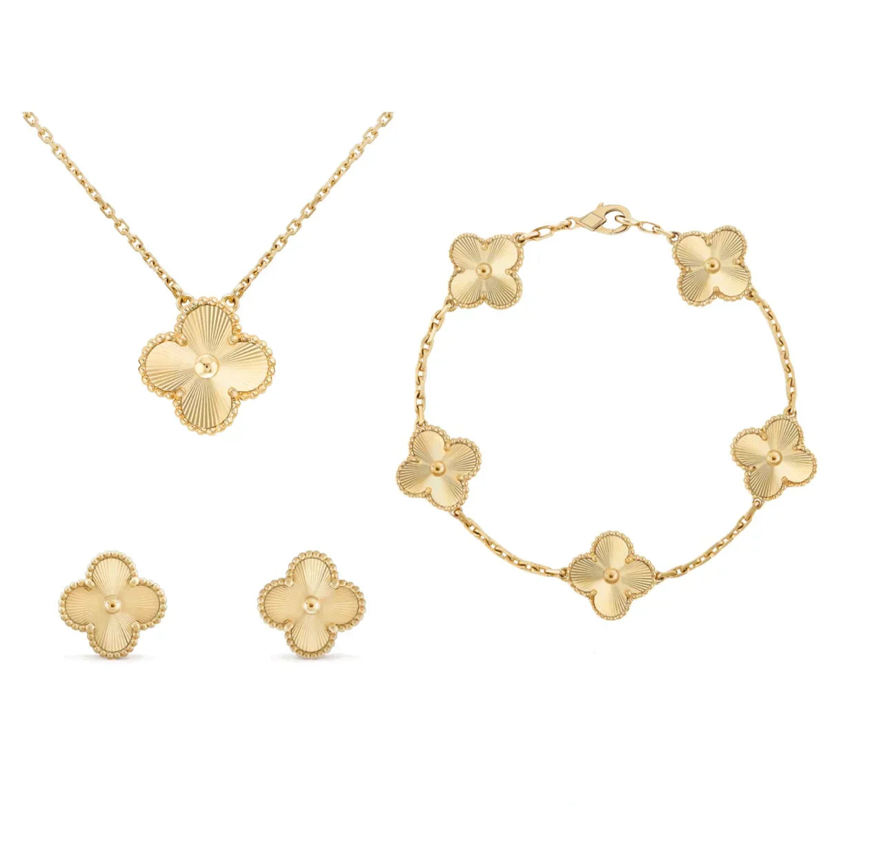 Cindy - Set di Gioielli Elegante con Quadrifoglio per Donna
