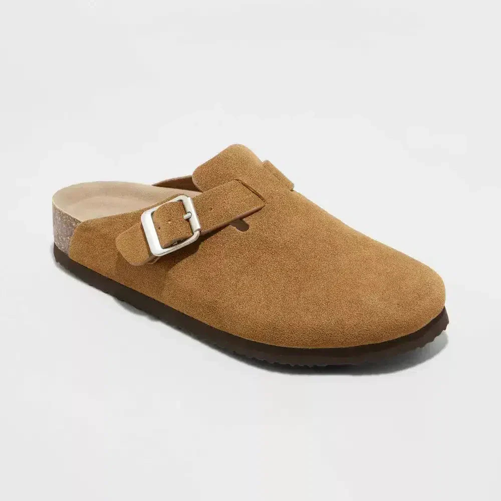 Zoccoli Unisex Comodi in Camoscio