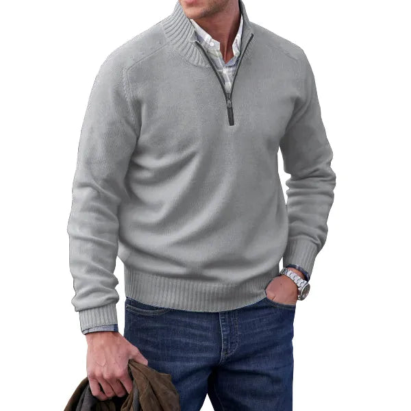Adrian | Maglione con cerniera in cashmere