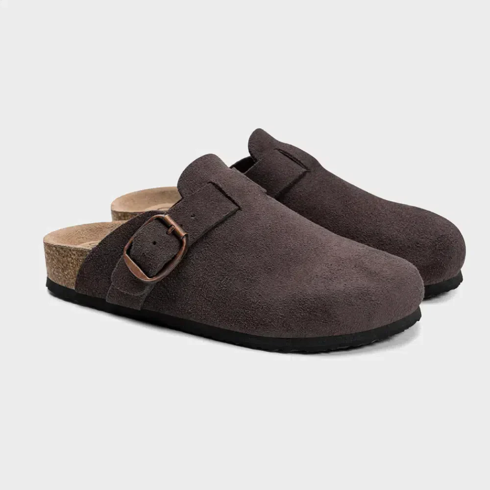 Zoccoli Unisex Comodi in Camoscio
