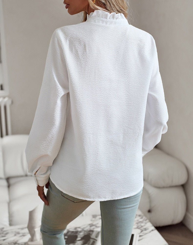 Blusa Leggera con Volant