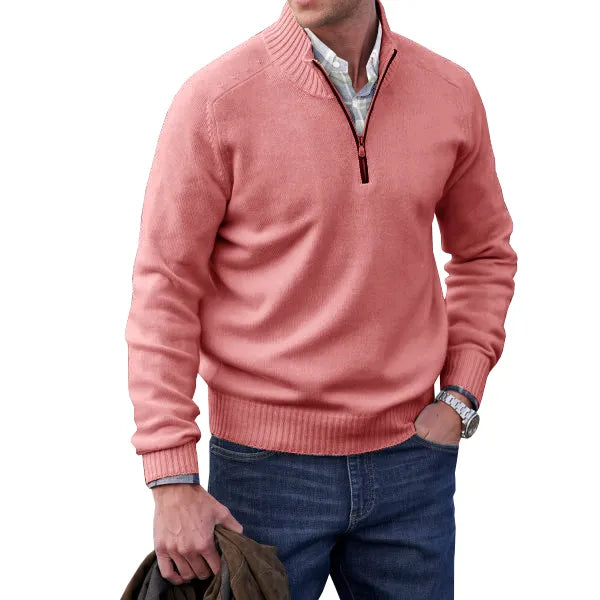 Adrian | Maglione con cerniera in cashmere