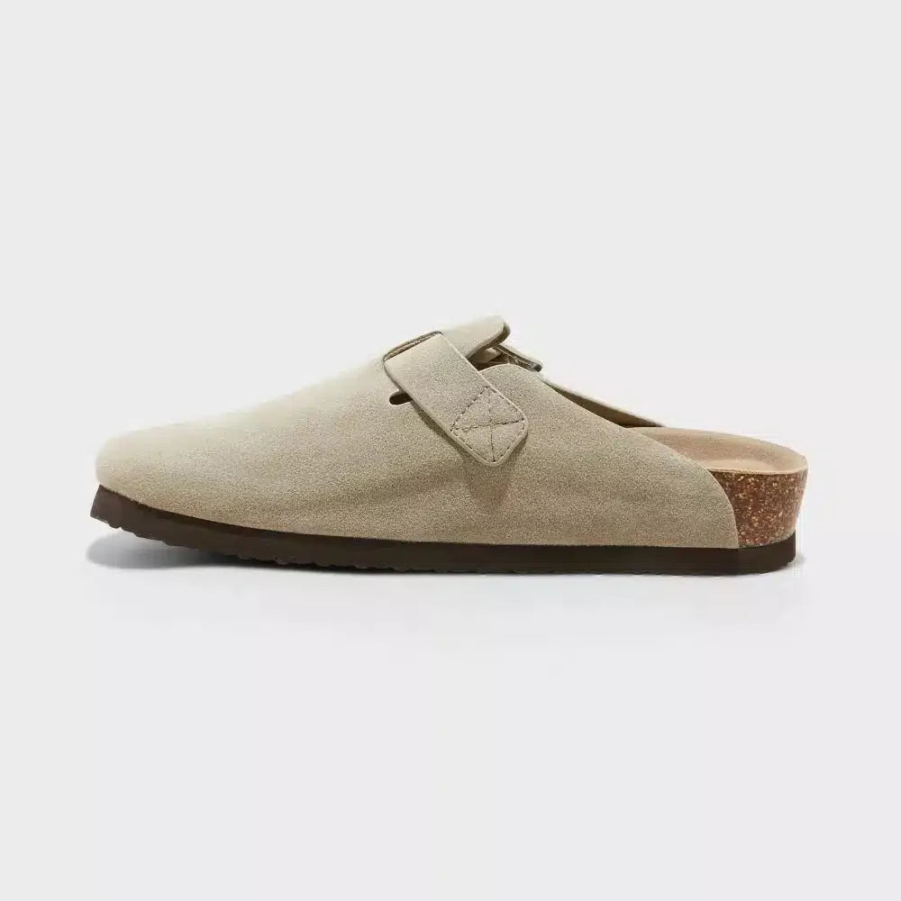 Zoccoli Unisex Comodi in Camoscio