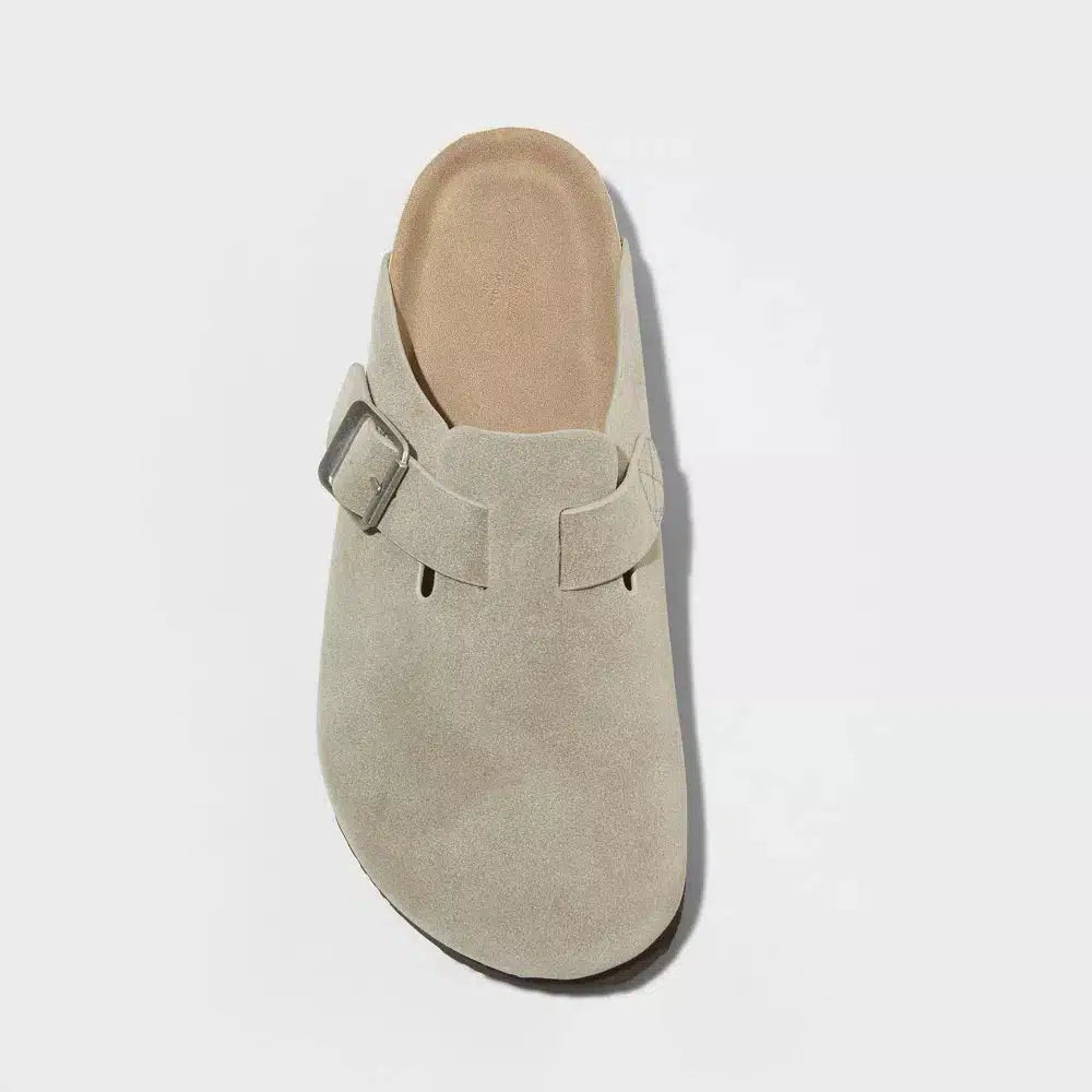 Zoccoli Unisex Comodi in Camoscio