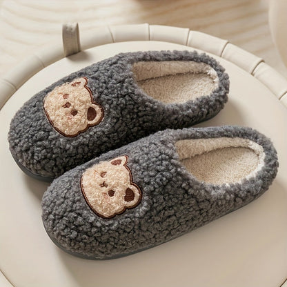 Dobi® Chaussons Antidérapants en Peluche Douce