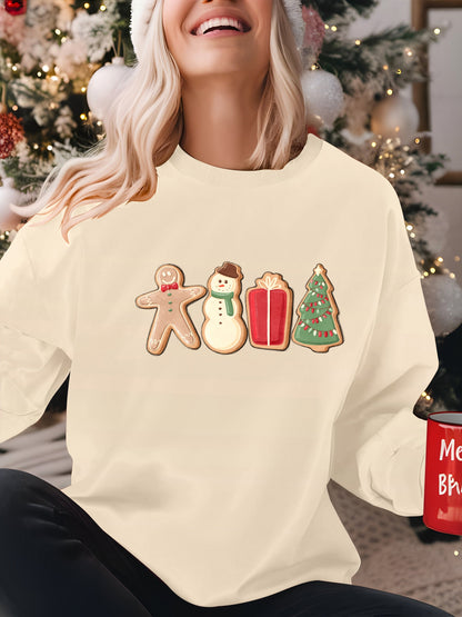 Mia® Sweatshirt Festif pour Femme avec Motifs de Noël