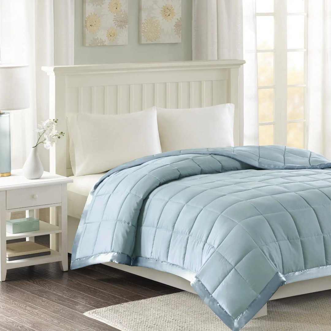 housse de couette satin élégante et parure de lit en satin