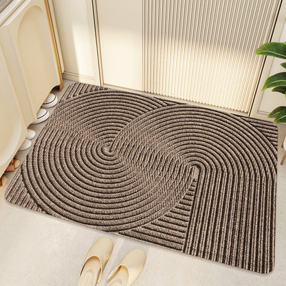 Tapis d'entrée intérieur absorbant et antidérapant au design maison et déco