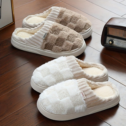 pantoufles chaudes pour une femme, chaussons confortables 