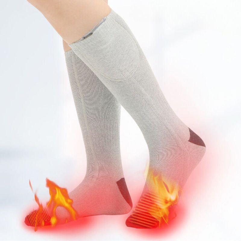 OUT® Chaussettes Chauffantes Rechargeables Rembourrées Unisexes