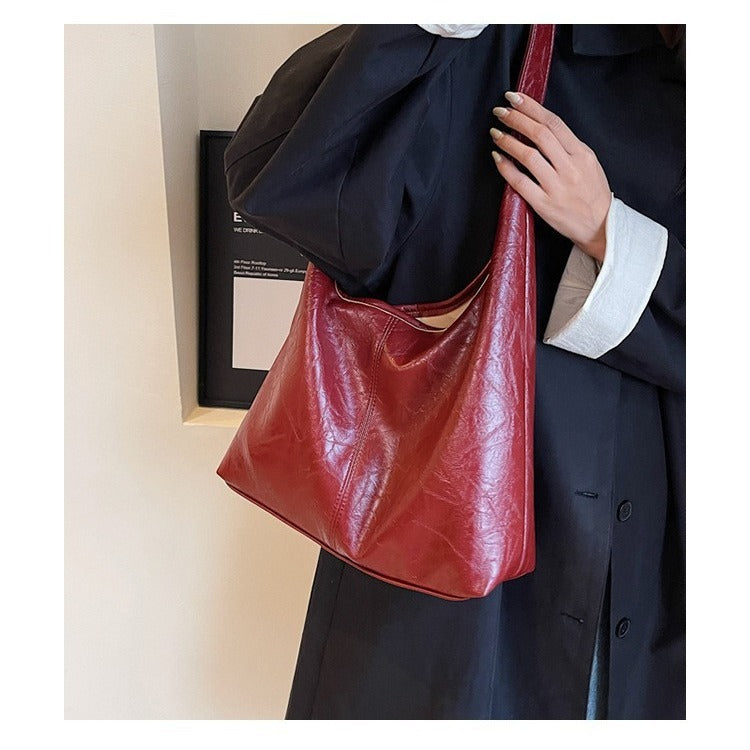 Chic - Borsa a mano vintage donna di grande formato e tendenza