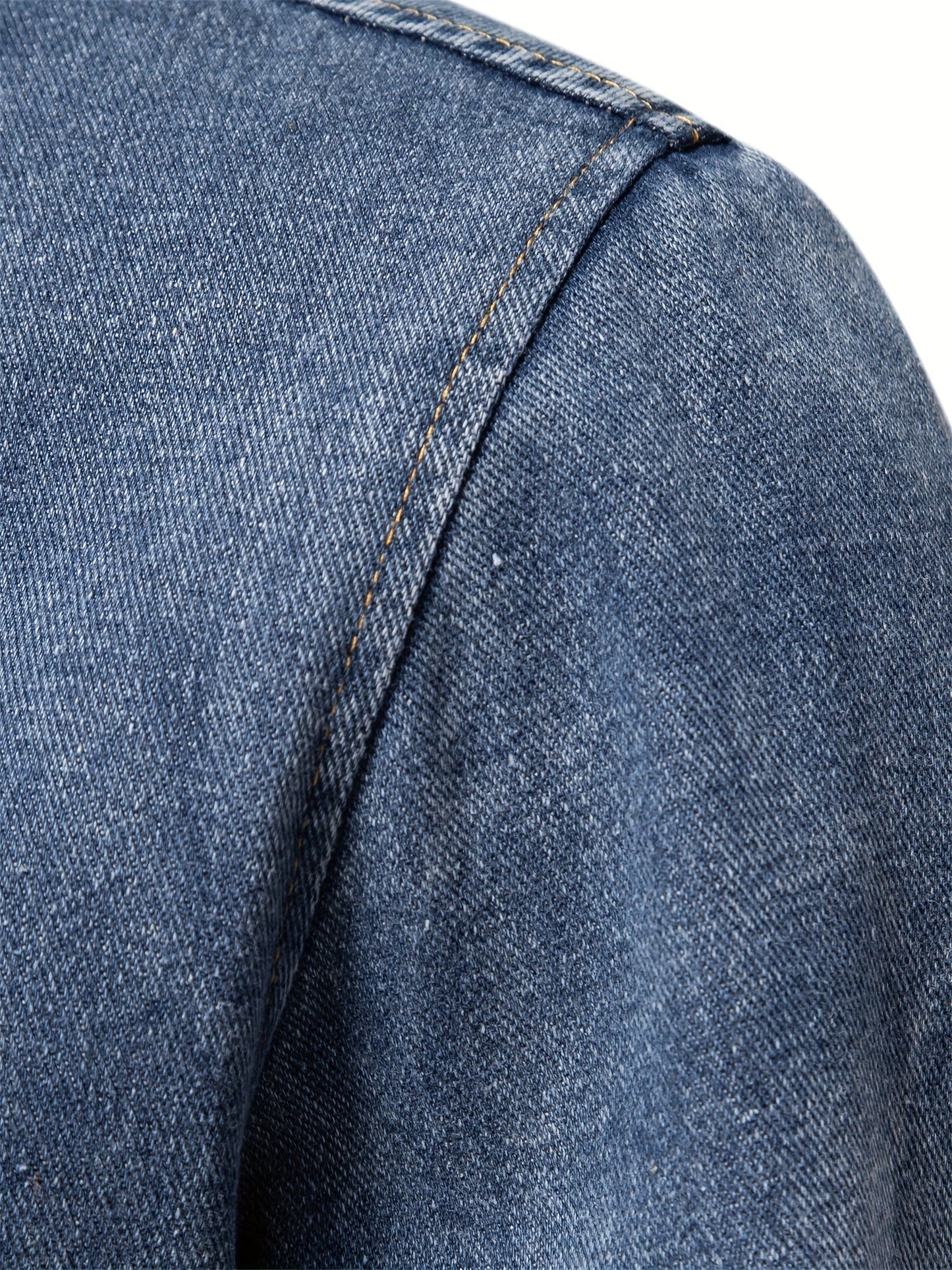 Veste en denim et polaire pour hommes UrbanCove® – Style et chaleur réunis