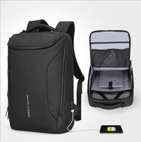 Zaino impermeabile con porta USB e compartimento digitale