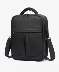 Sac messager per uomo in tessuto Oxford nero di qualità