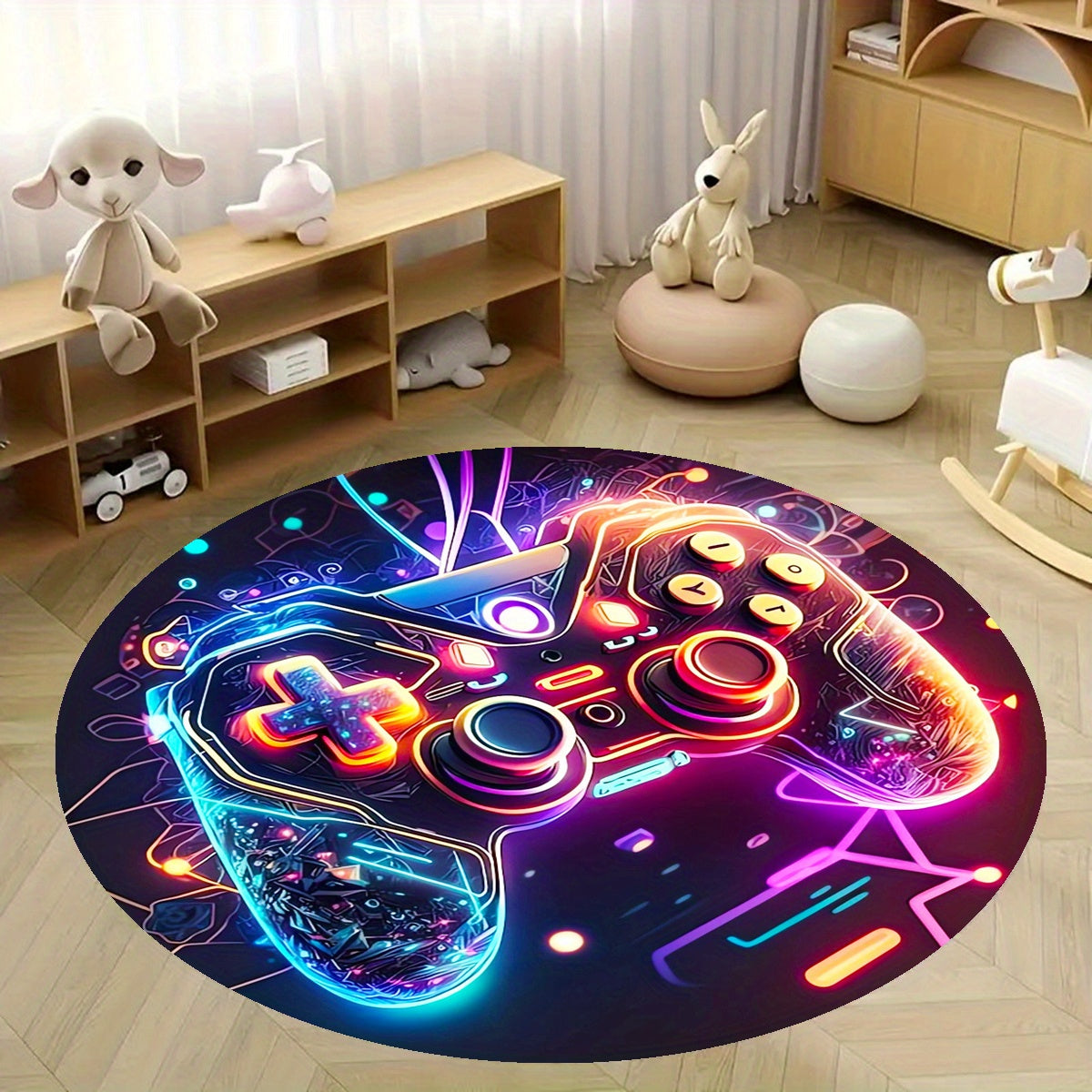 GamingMat® Élégant Tapis en Velours de Cristal PlayStation