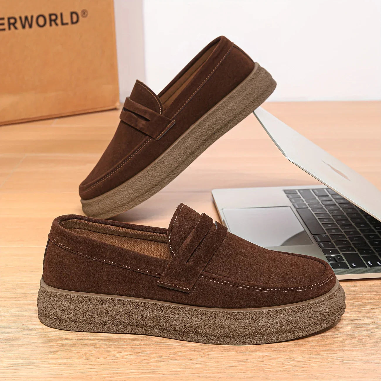 Lorenzo | Mocassini in camoscio