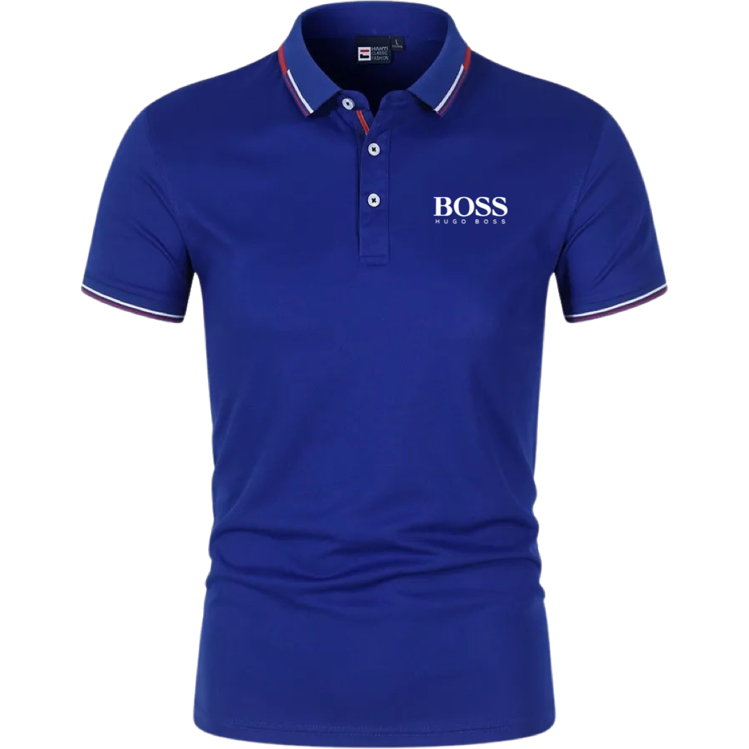 Ᏼοѕѕ – Polo Uomo Elegante in Cotone Premium