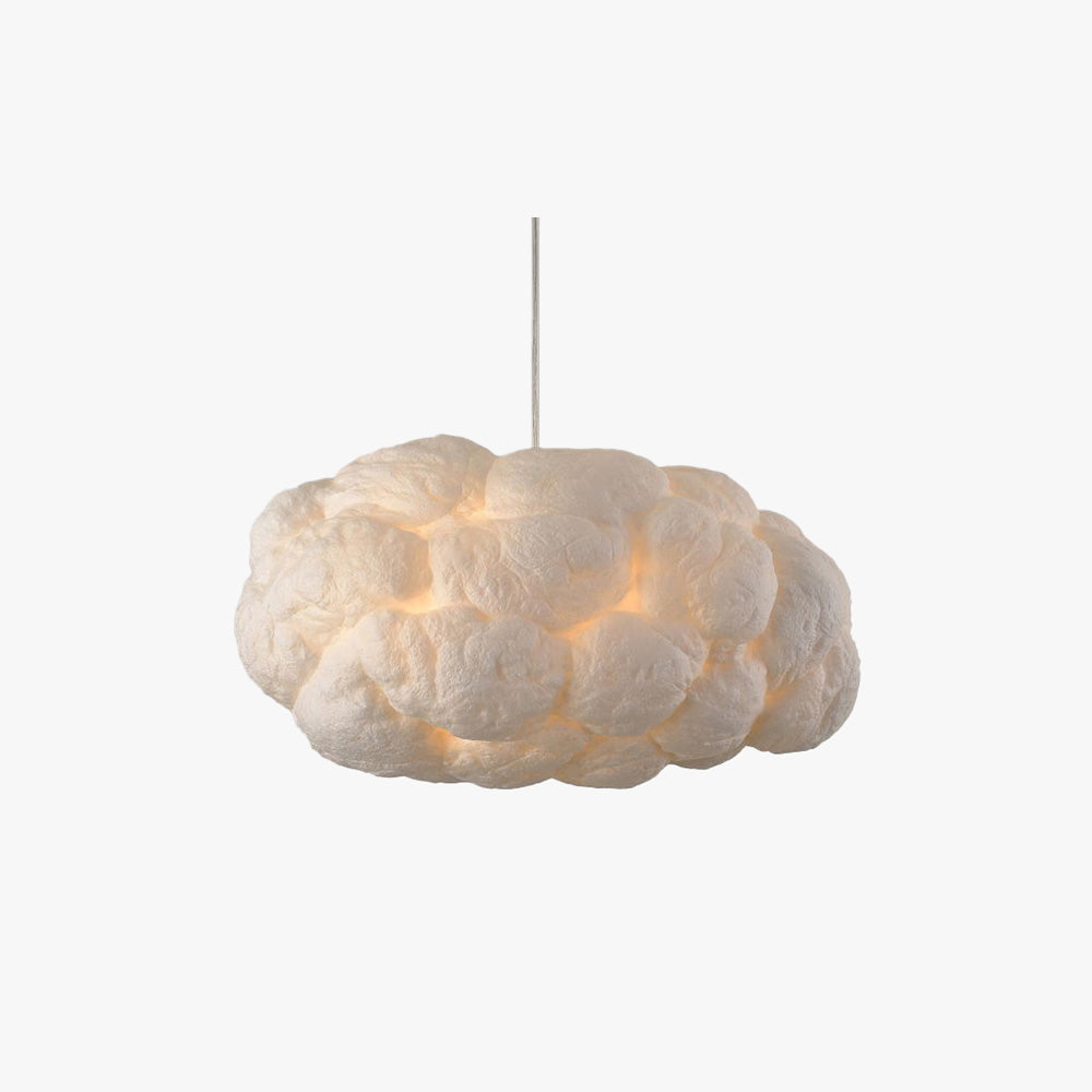 Wolki® Moderne Suspension LED en Blanc pour Salon et Chambre d'Enfant