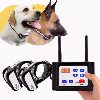 SafePaws® Sécurisé & Libre Clôture Sans Fil pour Chien et Collier de Dressage