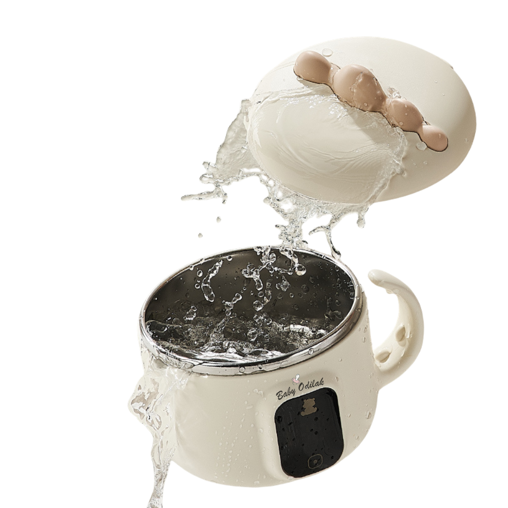 Chauffe Petit Pot Sans Fil - 12H autonomie Réchauffeur Repas Bébé Baby  Odilak