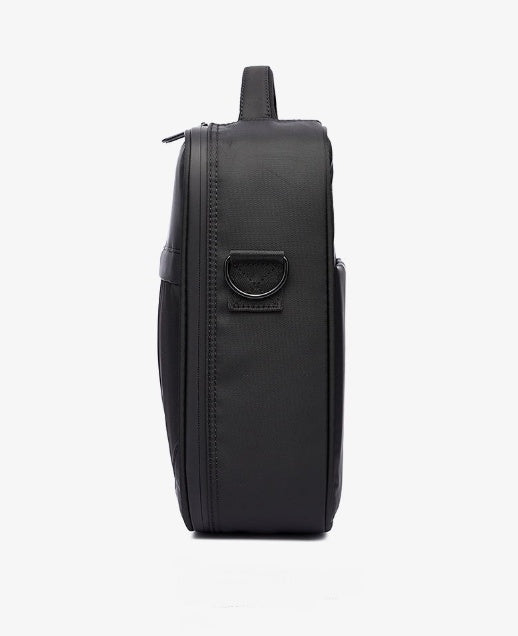 Sac messager per uomo in tessuto Oxford nero di qualità