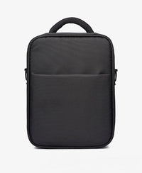 Sac messager per uomo in tessuto Oxford nero di qualità
