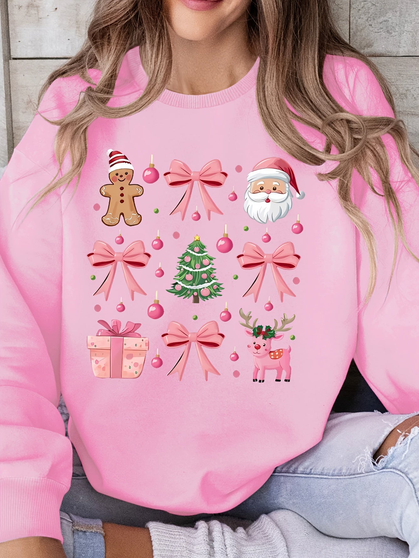 Alina® Pull-over de Noël Festif pour Femmes