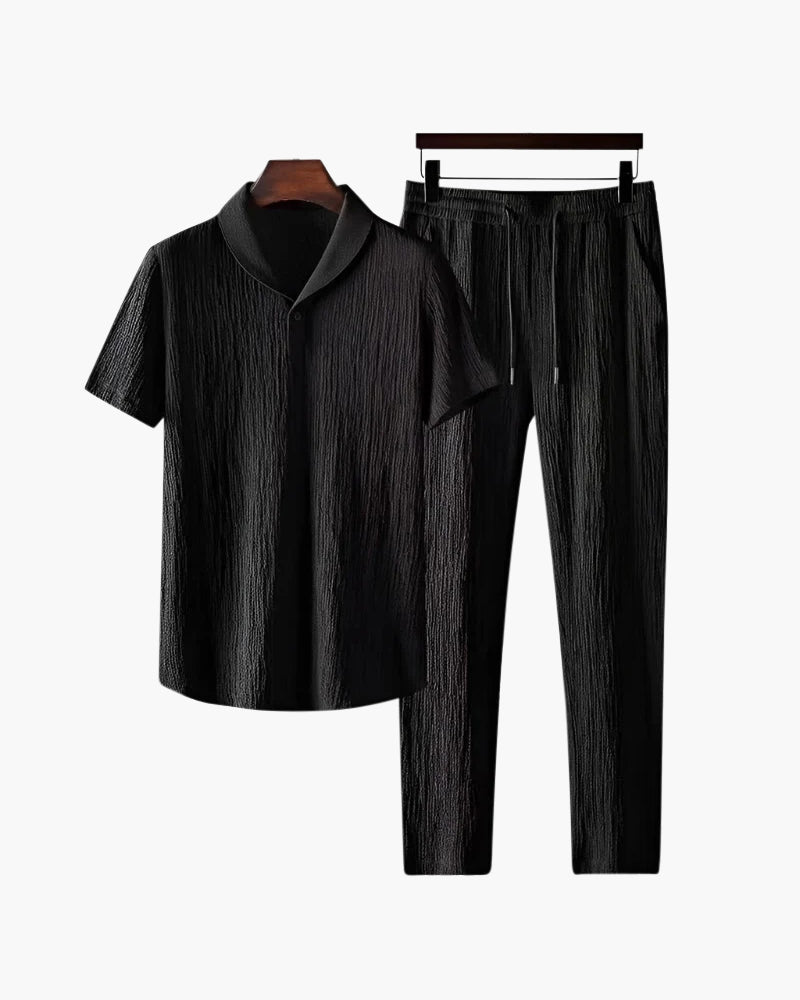 Completo Polo in Cotone e Pantaloni