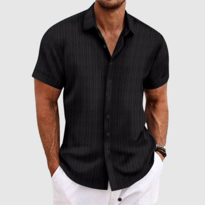 Camicia a Maniche Corte Loose Fit