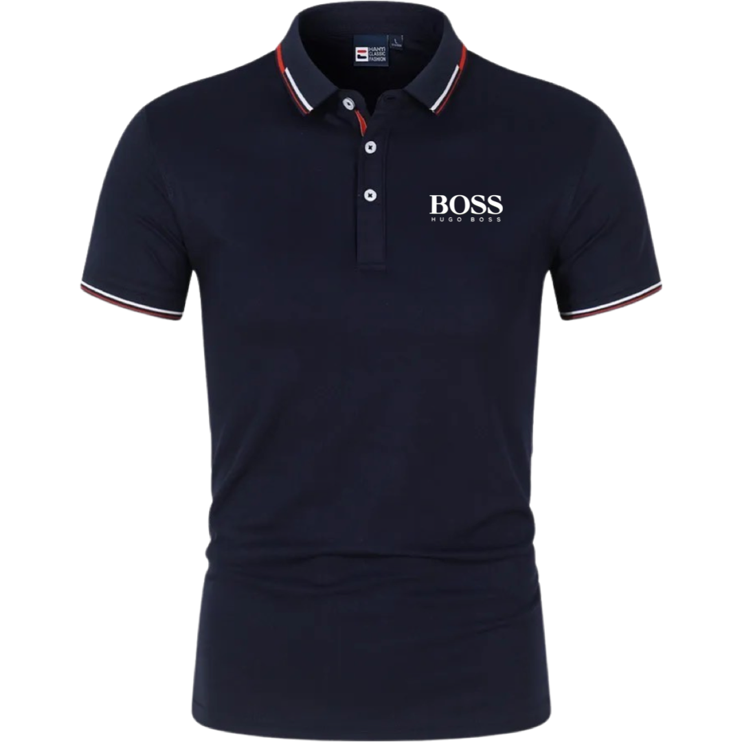 Ᏼοѕѕ – Polo Uomo Elegante in Cotone Premium