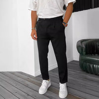 Pantaloni Casual da Uomo a Colori Solidi