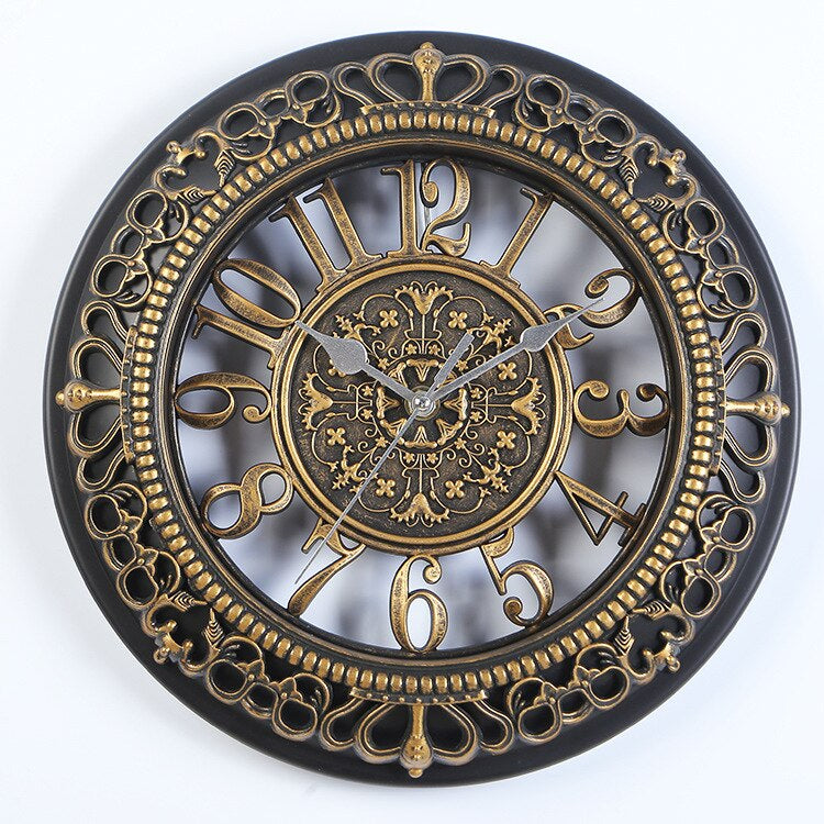 AntiqueLuxury® Horloge Murale Exclusive au Design Élegant Ancien