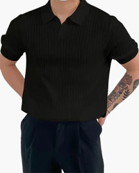 Polo in cotone a costine