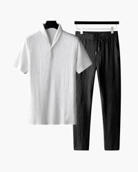 Completo Polo in Cotone e Pantaloni