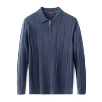 Maglia di Base Design a Contrasto di Colore a Righe