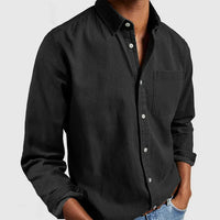 Camicia Base Casual in Cotone